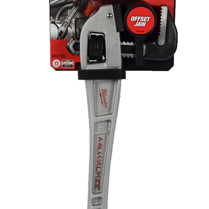 Milwaukee 48-22-7184 14" Aluminum 2" Jaw Capacity Offset Pipe Wrench