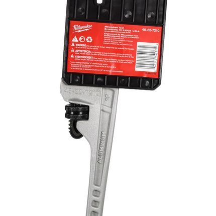 Milwaukee 48-22-7210 10-Inch Heavy Duty Aluminium Pipe Wrench