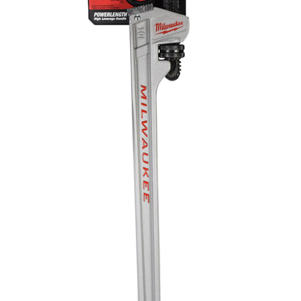 Milwaukee 10 in. Aluminum Pipe Wrench with POWERLENGTH Handle 48-22-7213
