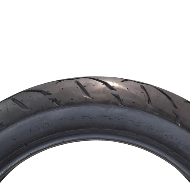Pirelli Night Dragon Tire Set: 140/75R17 M/C 67V TL Front & 170/80B15 M/C 77H TL Rear Cruiser Motorcycle Tires - Superior Traction & Handling for High-Performance Cruisers with Keychain