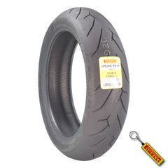 Pirelli Diablo Rosso II 170/60 ZR 17 (72W) TL Rear Motorcycle Tire with Keychain