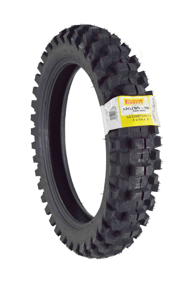 Pirelli 2133600 Single Scorpion MX Extra-X 120/90-19 66M Rear Motocross Tire