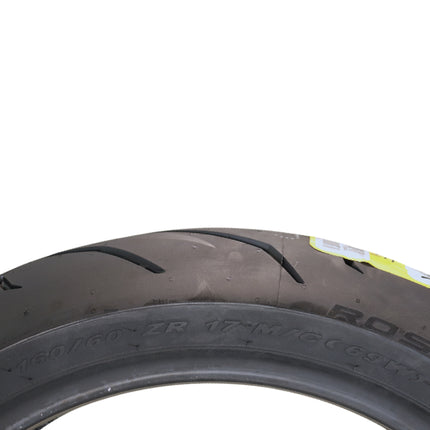 Pirelli Diablo Rosso II  120/70 ZR 17 M/C (58W) TL (K) Front & 160/60 ZR 17 M/C (69W) TL Rear Motorcycle Tires- Sport Performance for Road Use Tire Set with Keychain