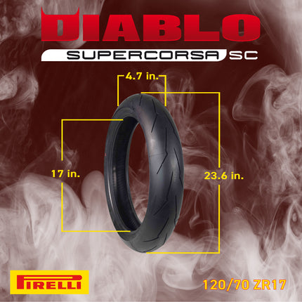 Pirelli Diablo Supercorsa SP V3 Front 120/70ZR17 (58W)