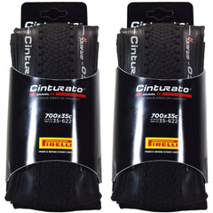 Pirelli Cinturato GRAVEL H 35-622 (700 x 35c) Gravel Bicycle Tires (2) Pack