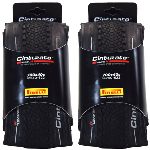 Pirelli Cinturato GRAVEL H 40-622 (700 x 40c) Gravel Bicycle Tires (2) Pack