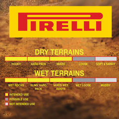 Pirelli Scorpion Trail M Yellow Label 60-622 (29x 2.4) MTB Bicycle Tire  - Designed for Trail Riding with Varying Terrain, 60TPI and ProWall Casing- Trail Bike Tire w/Keychain (2 Pk)