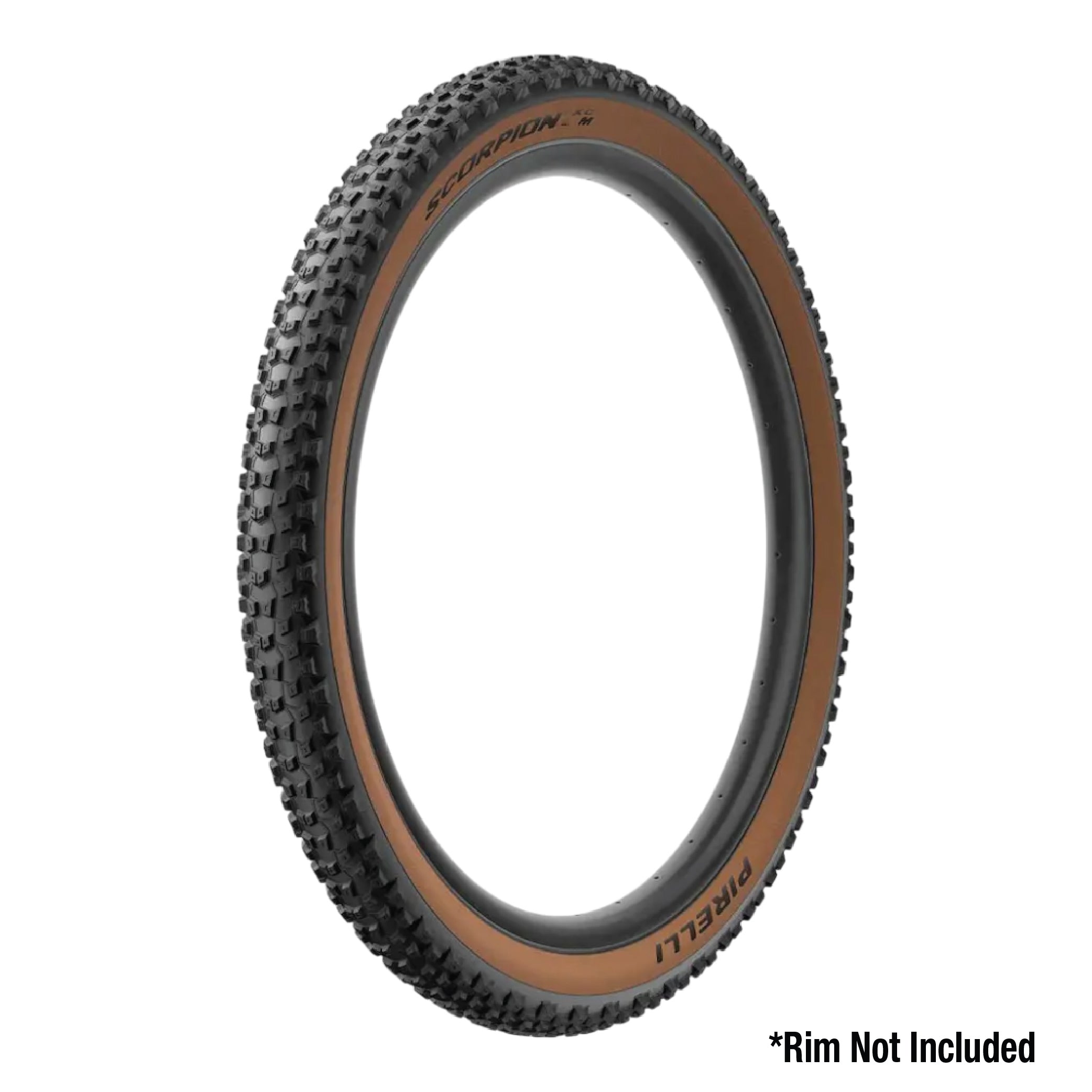 Pirelli Scorpion Trail M Yellow Label 60-622 (29x 2.4) MTB Bicycle Tire  - Designed for Trail Riding with Varying Terrain, 60TPI and ProWall Casing- Trail Bike Tire w/Keychain (2 Pk)