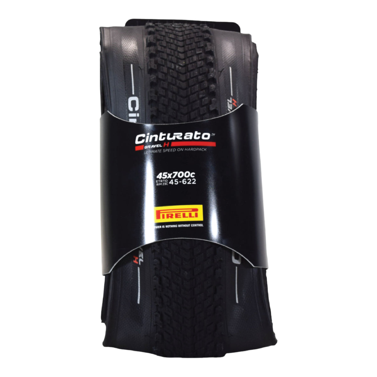 Pirelli Cinturato Gravel H TLR 45-622 (700 x 45c) Road Bicycle Tire - SpeedGrip Compound, Clincher Type, Tubeless Ready Bike Tire 700x45c