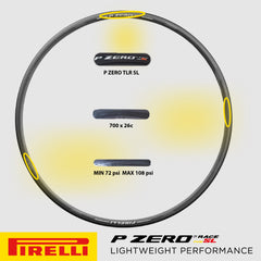 Pirelli P ZERO Race TLR SL 26-622 (700 x 26c) Road Bicycle Tire (1) Pack