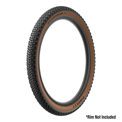 Pirelli Scorpion XC H Classic Tan 55-622 (29x 2.2) MTB Bicycle Tire  - Designed for Hardpacked Courses, 60TPI and ProWall Casing- Mountain Bike Tire w/Keychain (2 Pk)