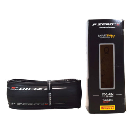 Pirelli P ZERO Race TLR SL 28-622 (700x28c) Road Bike Tire - Tubeless Ready, Super Lightweight, High-Performance Bicycle Tire for Road Racing & Training – Foldable, SmartEVO Compound