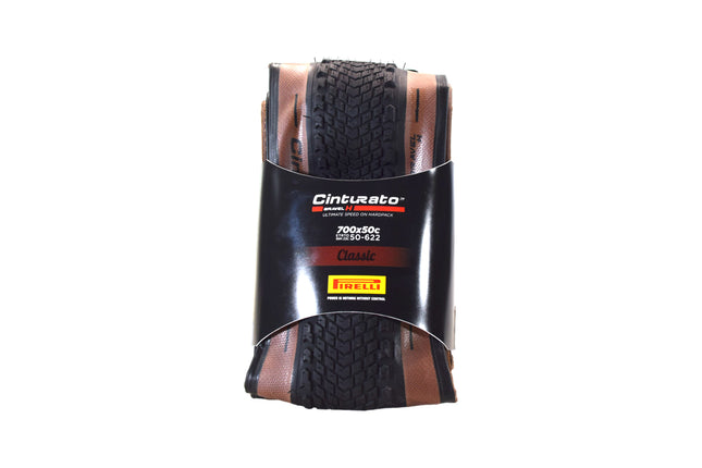 Pirelli Cinturato Gravel H TLR Classic 50-622 (700 x 50c) Road Bicycle Tire - SpeedGrip Compound, Clincher Type, Tubeless Ready Bike Tire 700x50c