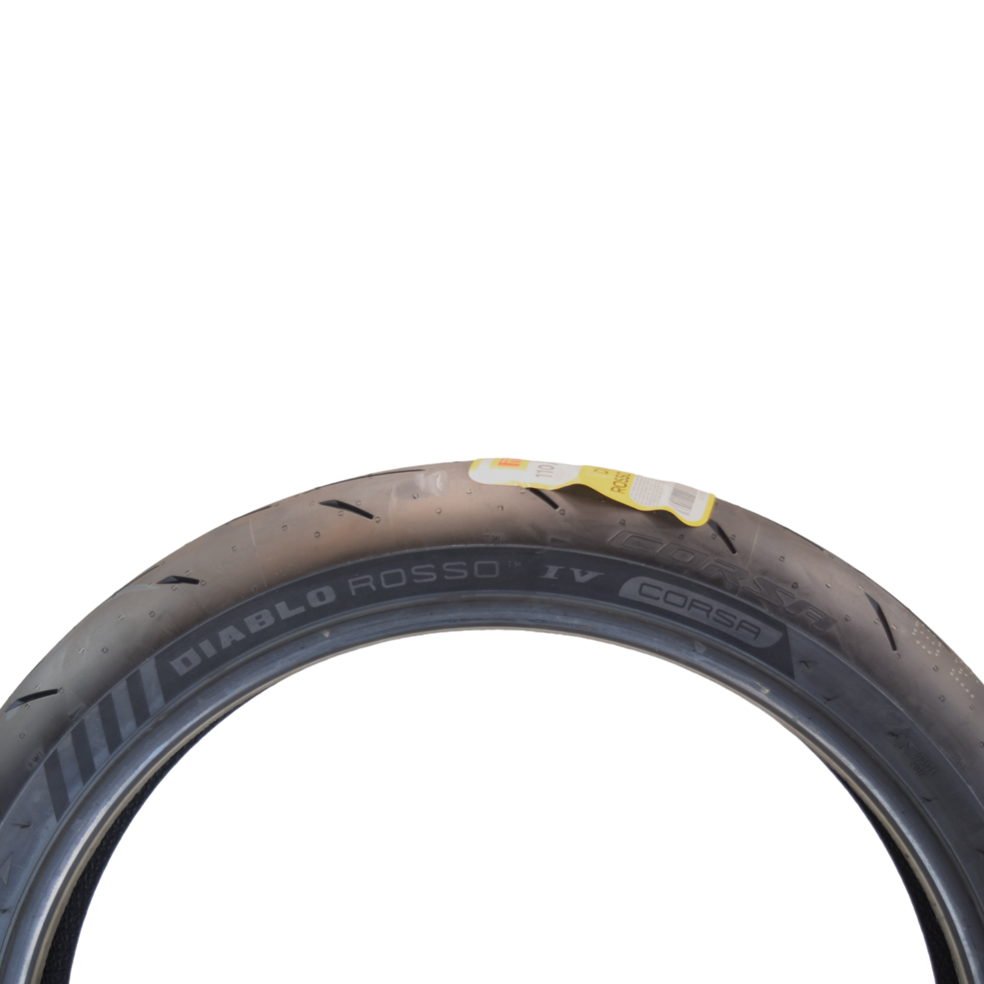 Pirelli Diablo Rosso IV 110/70-17 54W Front Motorcycle Tire - High Performance, Durable, & Reliable Tire for Super Sport Bikes w/ Keychain