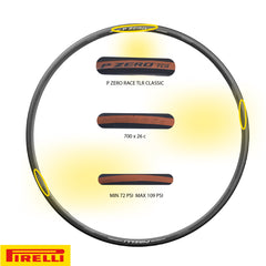 Pirelli P ZERO Race TLR Classic 26-622 (700 x 26c) Road Bicycle Tire (1)