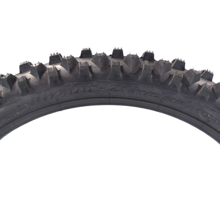 PIRELLI MID-SOFT STADIUM 80/100-21 M/C 51M MST Front Tire with Keychain – Ideal for Soft and Intermediate Terrain -Premium Off-Road Performance Even in Extreme racing conditions!