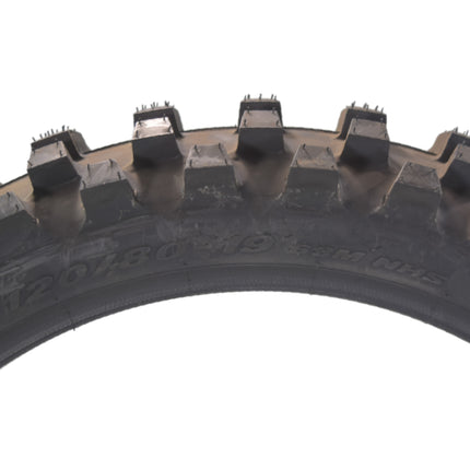 PIRELLI MID-SOFT STADIUM 120/80-19 NHS 63M Rear Tire with Keychain – Ideal for Soft and Intermediate Terrain -Premium Off-Road Performance Even in Extreme racing conditions!