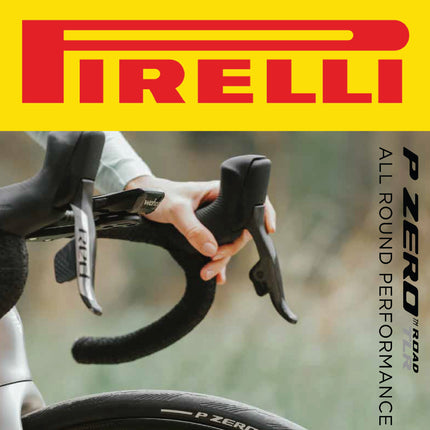 Pirelli P ZERO Road Bike Tire 24-622 (700x24c) - Tube Type Bicycle Tire, Durable All-Round Performance, High Grip, Clincher Tire for Road Cycling - EVO Compound, TechBELT Construction w/Keychain(2 Pk)