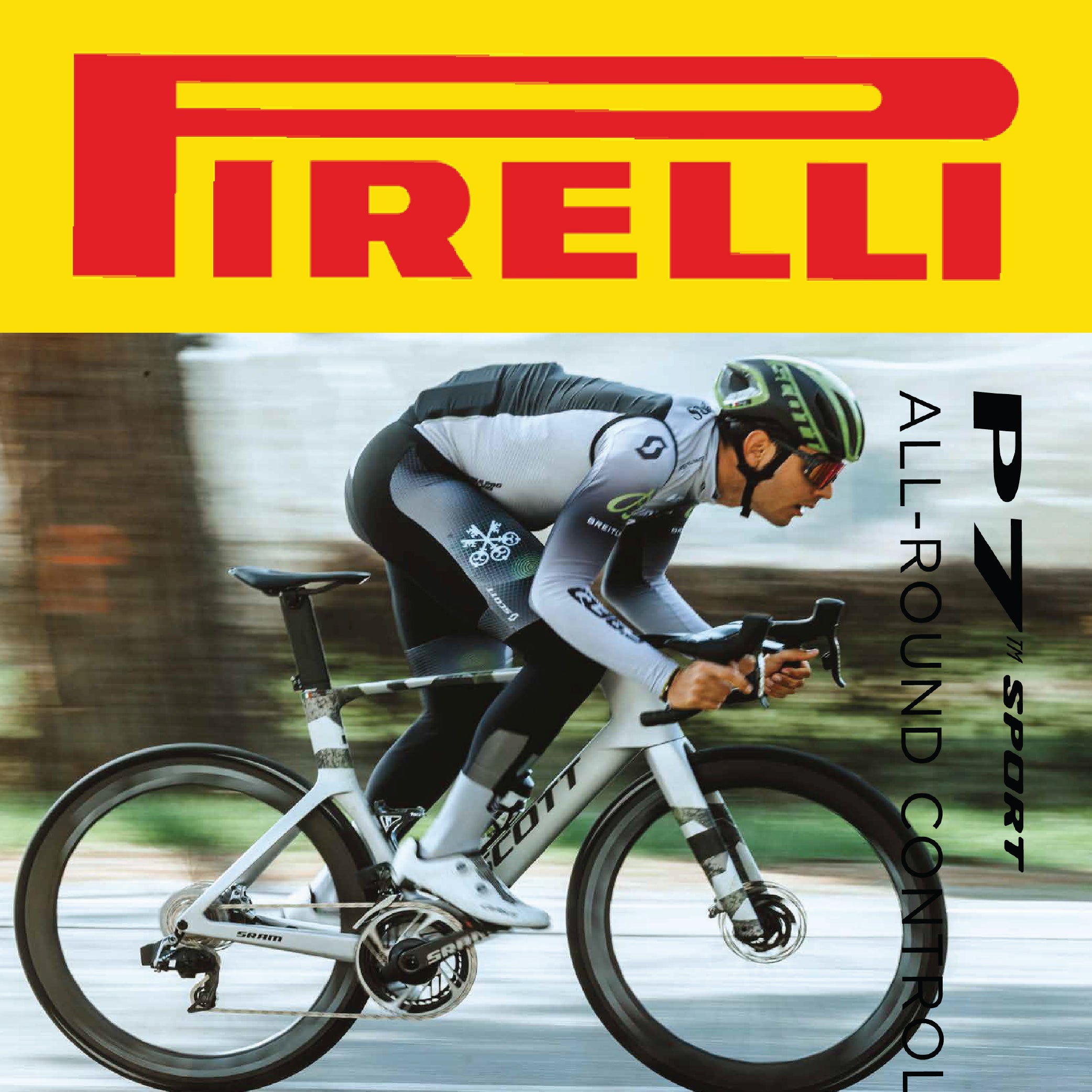 Pirelli P7 Sport 26-622 (700x26c) Road Bike Tire -  All-Round Performance - Durable Everyday Tire - 60tpi TechBELT Casing & PRO Compound for Control, Comfort & Handling w/ Keychain (2 Pk)