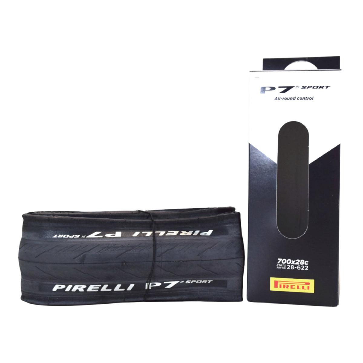 Pirelli P7 Sport 28-622 (700x28c) Road Bike Tire -  All-Round Performance - Durable Everyday Tire - 60tpi TechBELT Casing & PRO Compound for Control, Comfort & Handling