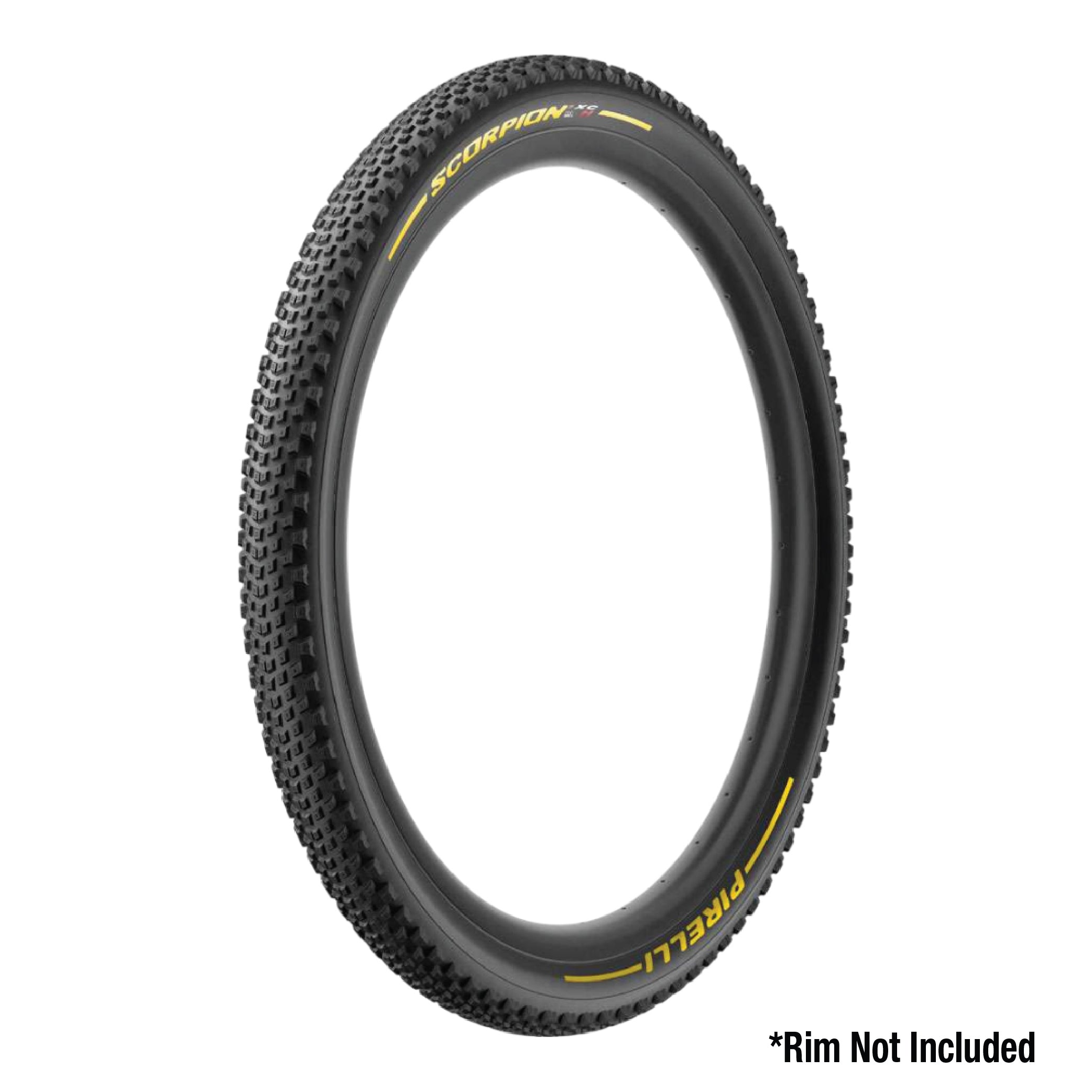 Pirelli Scorpion XC H Yellow Label 55-622 (29x 2.2) MTB Bicycle Tire & SmarTUBE 23/32-622 Set- Designed for Hardpacked Courses, 120TPI and ProWall Casing- Mountain Bike Tire w/Keychain (2 Pk)