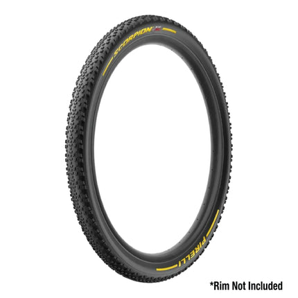 Pirelli Scorpion XC RC Yellow Label 55-622 (29x 2.2) MTB Bicycle Tire & SmarTUBE 23/32-622 Set- Designed for Demanding XC Courses, 120TPI and ProWall Casing- Mountain Bike Tire w/Keychain (2 Pk)