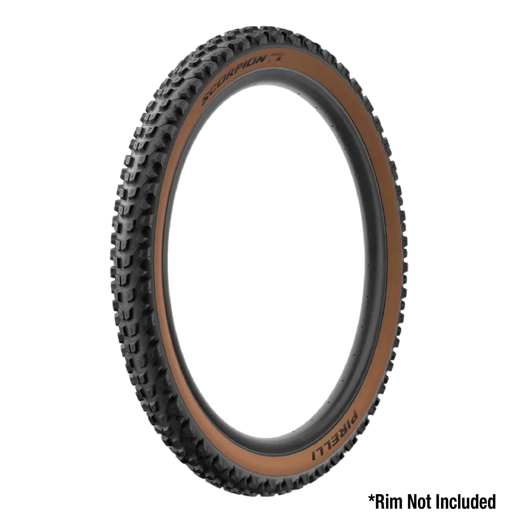 Pirelli Scorpion Enduro S Classic Tan 65-622 (29x 2.6) MTB Bicycle Tire & SmarTUBE 23/32-622 Set- Designed for Demanding XC Courses, 60TPI and Hard Wall Casing- Mountain Bike Tire w/Keychain (2 Pk)