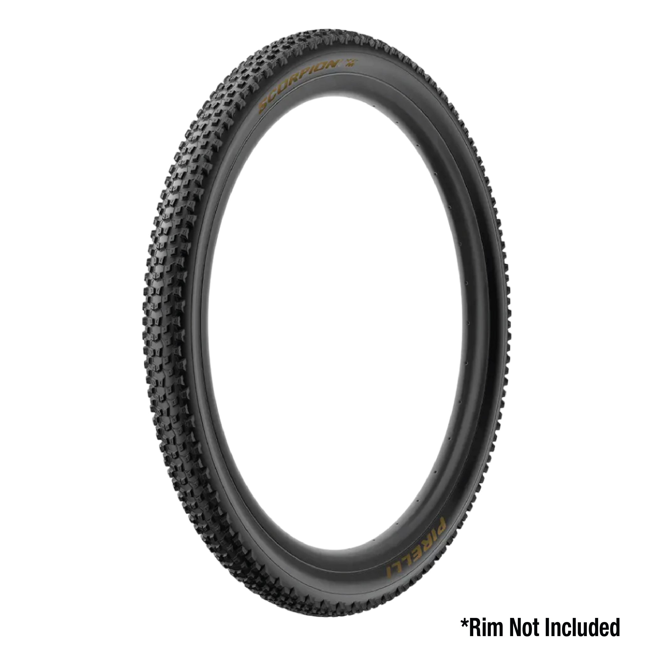 Pirelli Scorpion XC M Gold Label 60-622 (29x 2.4) MTB Bicycle Tire & SmarTUBE 23/32-622 Set- Designed for Hardpacked Courses and Mixed Terrains, 120TPI - Mountain Bike Tire w/Keychain (2 Pk)