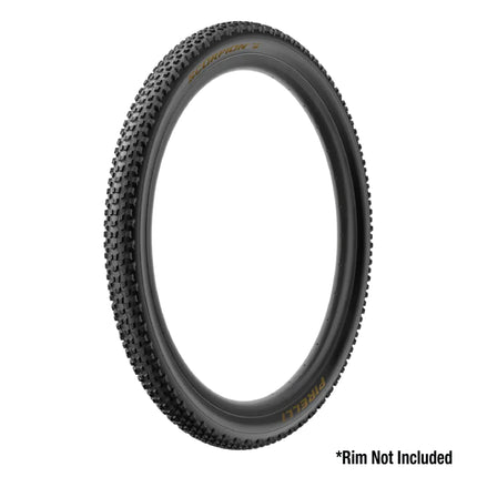 Pirelli Scorpion XC M Gold Label 60-622 (29x 2.4) MTB Bicycle Tire & SmarTUBE 23/32-622 Set- Designed for Hardpacked Courses and Mixed Terrains, 120TPI - Mountain Bike Tire w/Keychain (2 Pk)