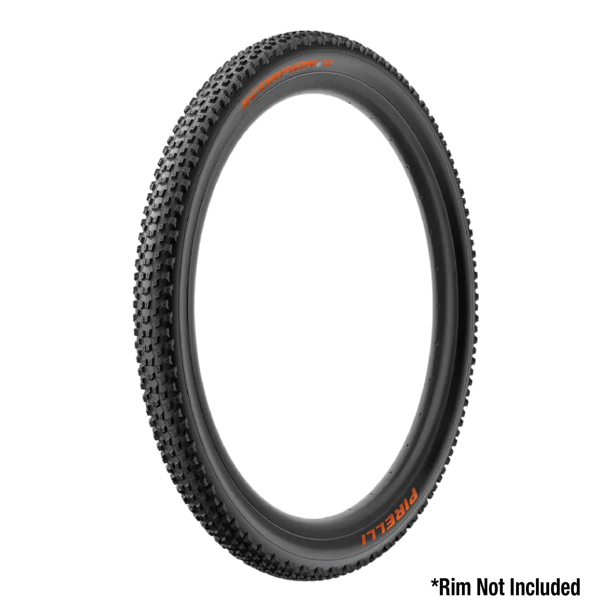 Pirelli Scorpion XC M Orange Label 60-622 (29x 2.4) MTB Bicycle Tire & SmarTUBE 23/32-622 Set- Designed for Hardpacked Courses and Mixed Terrains, 120TPI - Mountain Bike Tire w/Keychain (2 Pk)