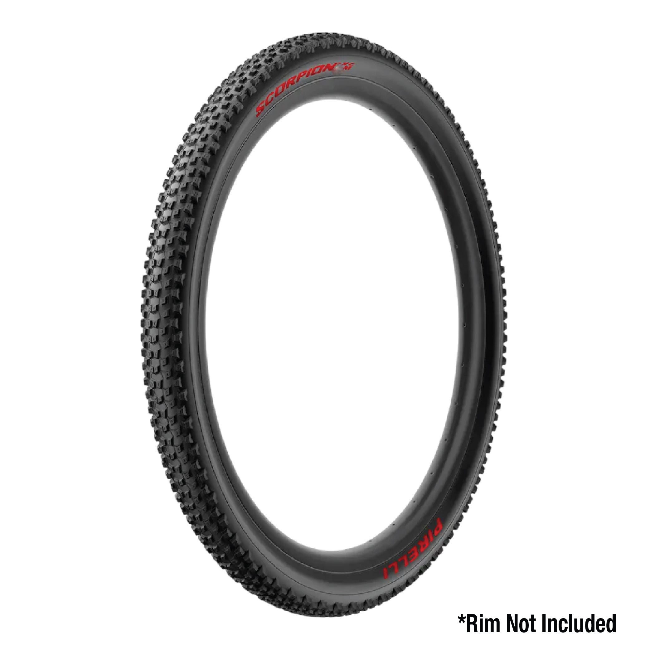 Pirelli Scorpion XC M Red Label 60-622 (29x 2.4) MTB Bicycle Tire & SmarTUBE 23/32-622 Set- Designed for Hardpacked Courses and Mixed Terrains, 120TPI - Mountain Bike Tire w/Keychain (2 Pk)