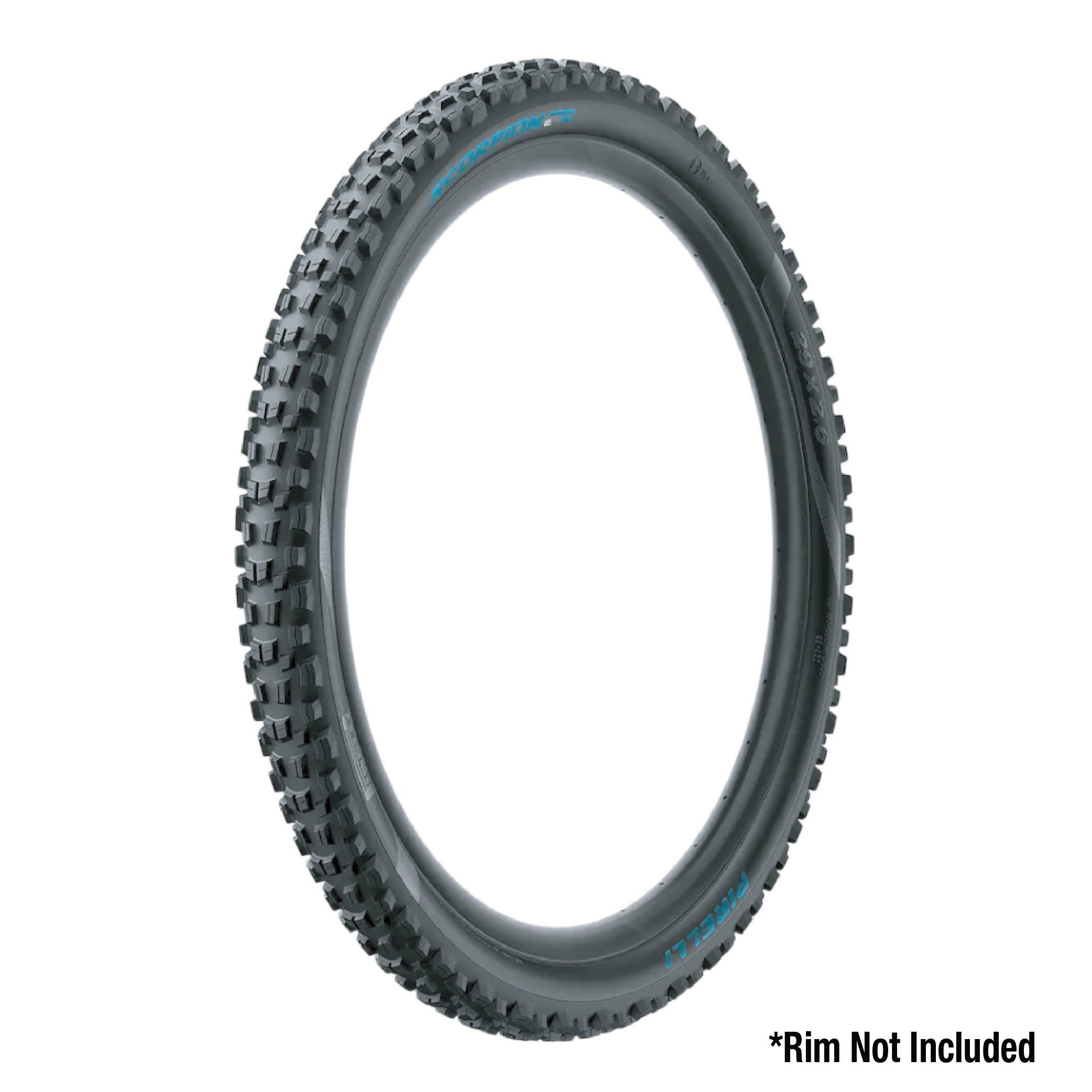 Pirelli Scorpion Enduro M Turchese Color Edition 29x2.4 Mountain Bicycle Tire & SmarTUBE 23/32-622 Tubeless Ready 60 TPI  All-Terrain for Enduro Trail & Aggressive XC Riding Mountain Bike w/Keychain