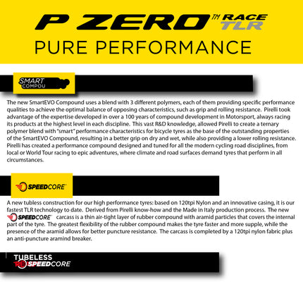 Pirelli P ZERO Race TLR Classic 28-622(700x28c) & SmarTUBE 23/32-622 700C Road Bike Tire & Tube Set-Lightweight, Bicycle Tire & Tube Set for Road Racing-Tan Sidewall, SmartEVO Compound w/Keychain(2Pk)