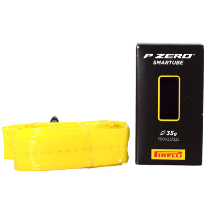 Pirelli P Zero SmarTUBE 23/32-622, Presta 60mm Valve - Ultimate Puncture Resistance, Low Weight, Road Bike Cycling Essentials - Bicycle Tire Tube w Keychain (2 Pk)