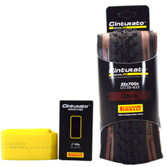 Pirelli Cinturato Gravel M Classic 35-622(700x35c) & SmarTube 700x33/45c(1 Each)