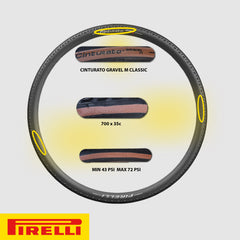 Pirelli Cinturato Gravel M Classic 35-622(700x35c) & SmarTube 700x33/45c(1 Each)