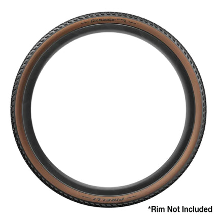 Pirelli Cinturato Gravel M TLR Classic 35-622 (700 x 35c) Road Bicycle Tire & 33/45-622 Presta Cinturato SmarTUBE - SpeedGrip Compound, Clincher Type, Tubeless Ready Bike Tire with Keychain