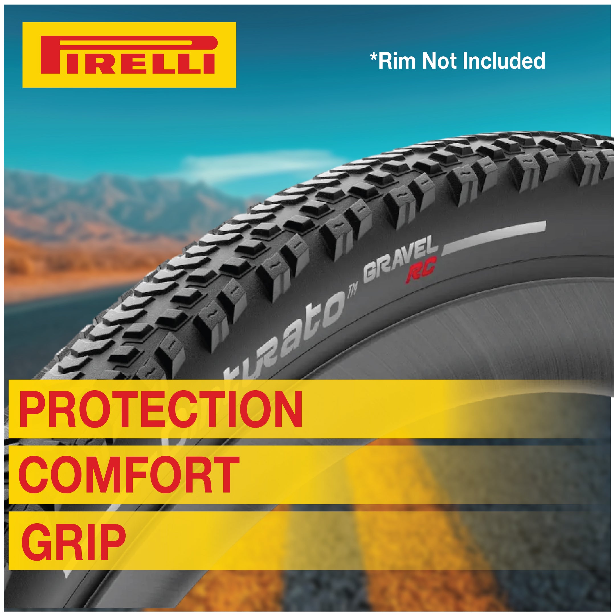 Pirelli Cinturato Gravel RC 40-622 (700 x 40c) Race Bicycle Tire & 33/45-622 Presta Cinturato SmarTUBE - SpeedGrip Compound, Tubeless Ready Bike Tire with Keychain (2 Pack Tires & Tubes)