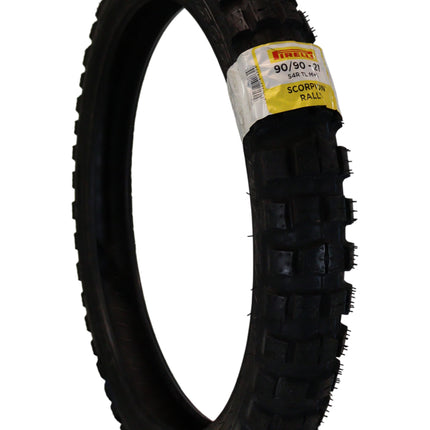 Pirelli Rally Front 90/90‑21 54R Bias TL Tire 4187200 – Durable Tubeless Rally/Adventure Motorcycle Tire for Off‑Road and On‑Road Performance