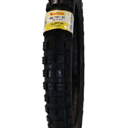 Pirelli Rally Front 90/90‑21 54R Bias TL Tire 4187200 – Durable Tubeless Rally/Adventure Motorcycle Tire for Off‑Road and On‑Road Performance