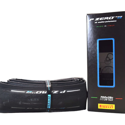 Pirelli P ZERO Race TLR 4S 28-622 (700x28c) Road Bike Tire - Tubeless Ready, All-Season Performance, High Grip & Durability, Fast Rolling Bicycle Tire- SmartNet Silica Compound