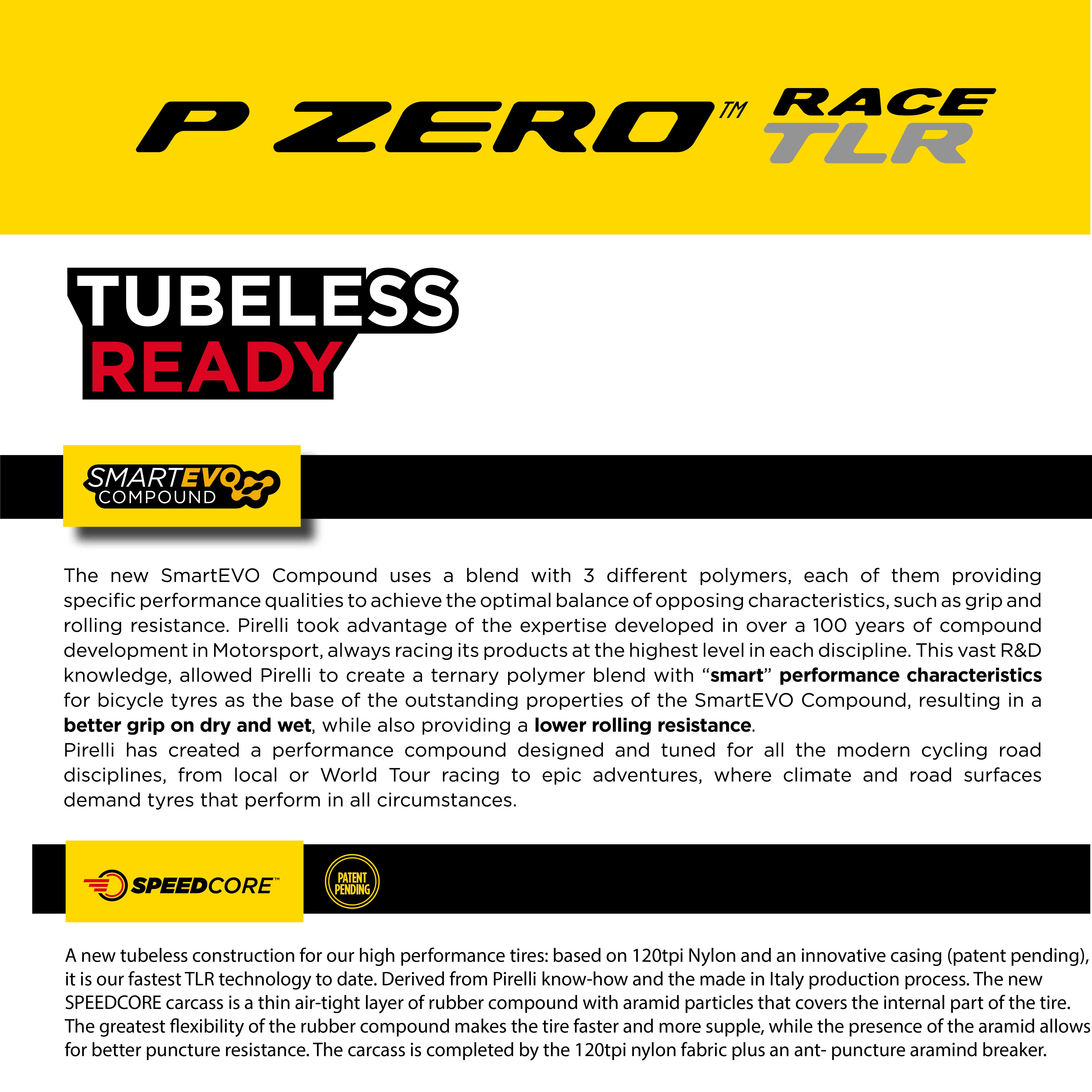 Pirelli P ZERO Race Color Edition (Yellow) 28-622 (700 x 28c) Road Bike Tire - High Performance and Style