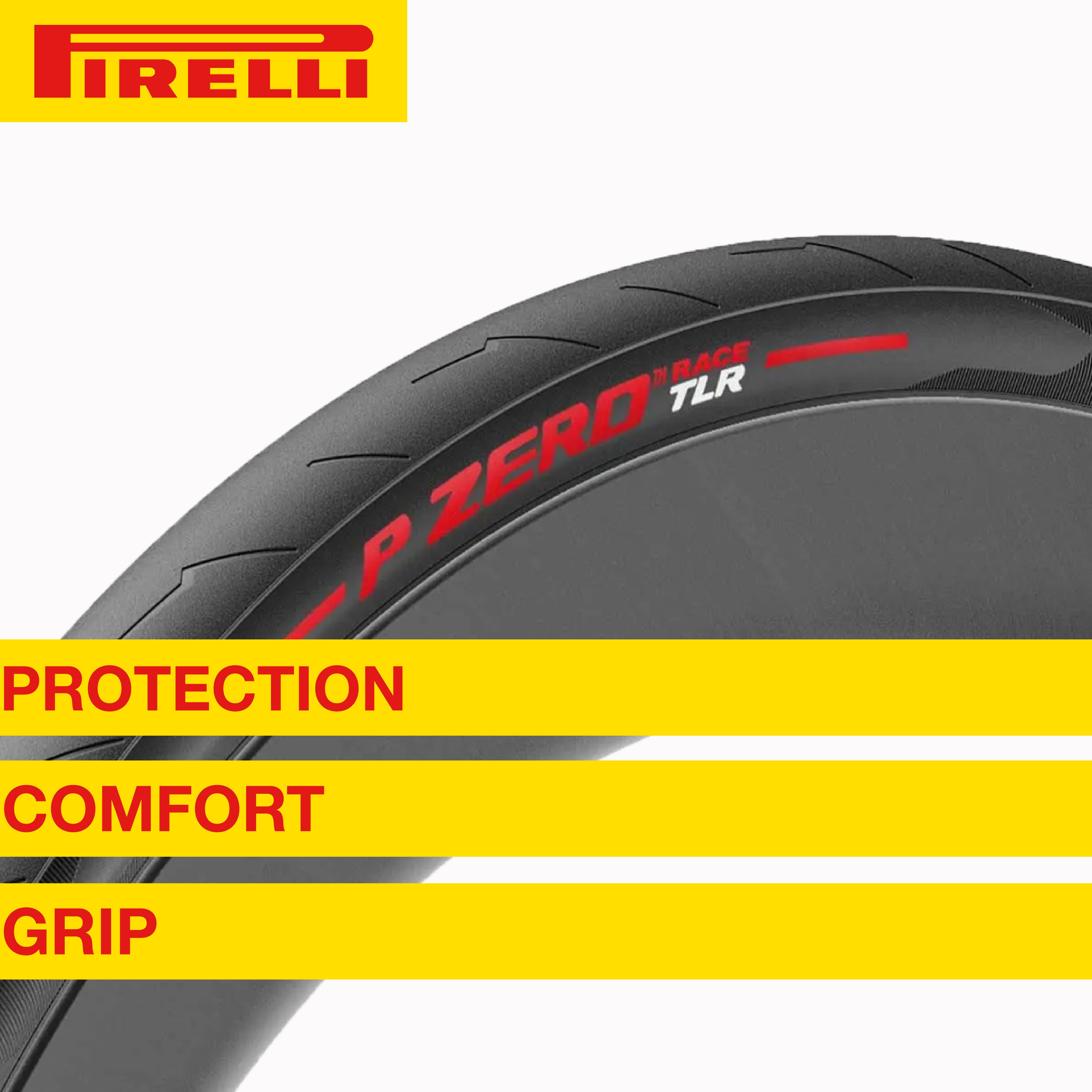 Pirelli P ZERO Race Color Edition (Red) 28-622 (700 x 28c) Road Bike Tire - High Performance and Style