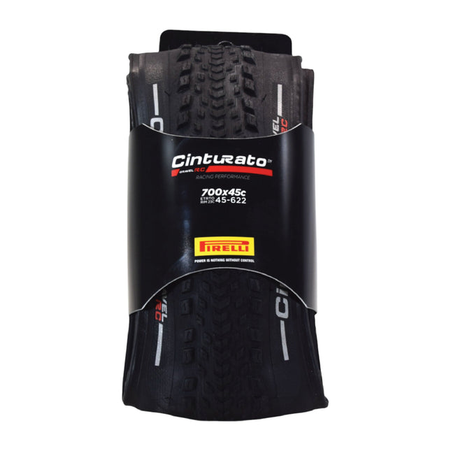 Pirelli Cinturato Gravel RC TLR 45-622 (700 x 45c) Road Bicycle Tire - SpeedGrip Compound, Clincher Type, Tubeless Ready Bike Tire 700x45c