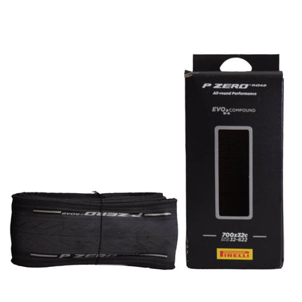 Pirelli P ZERO Road Bike Tire 32-622 (700x32c) - Tube Type Bicycle Tire, Durable All-Round Performance, High Grip, Clincher Tire for Road Cycling - EVO Compound, TechBELT Construction