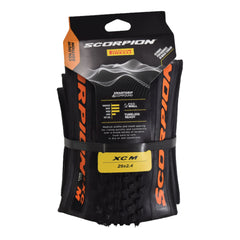 Pirelli Scorpion XC M Orange Label 60-622 (29x 2.4) MTB Bicycle Tire  - Designed for Hardpacked Courses and Mixed Terrains, 120TPI and ProWall Casing- Mountain Bike Tire