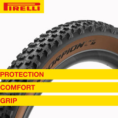 Pirelli SCORPION™ Sport XC M Classic Bicycle Tire (29 x 2.4) Durable Performance for Relaxed MTB Rides, Procompound Endurance, ProWALL Technology, Medium Profile Tread Pattern