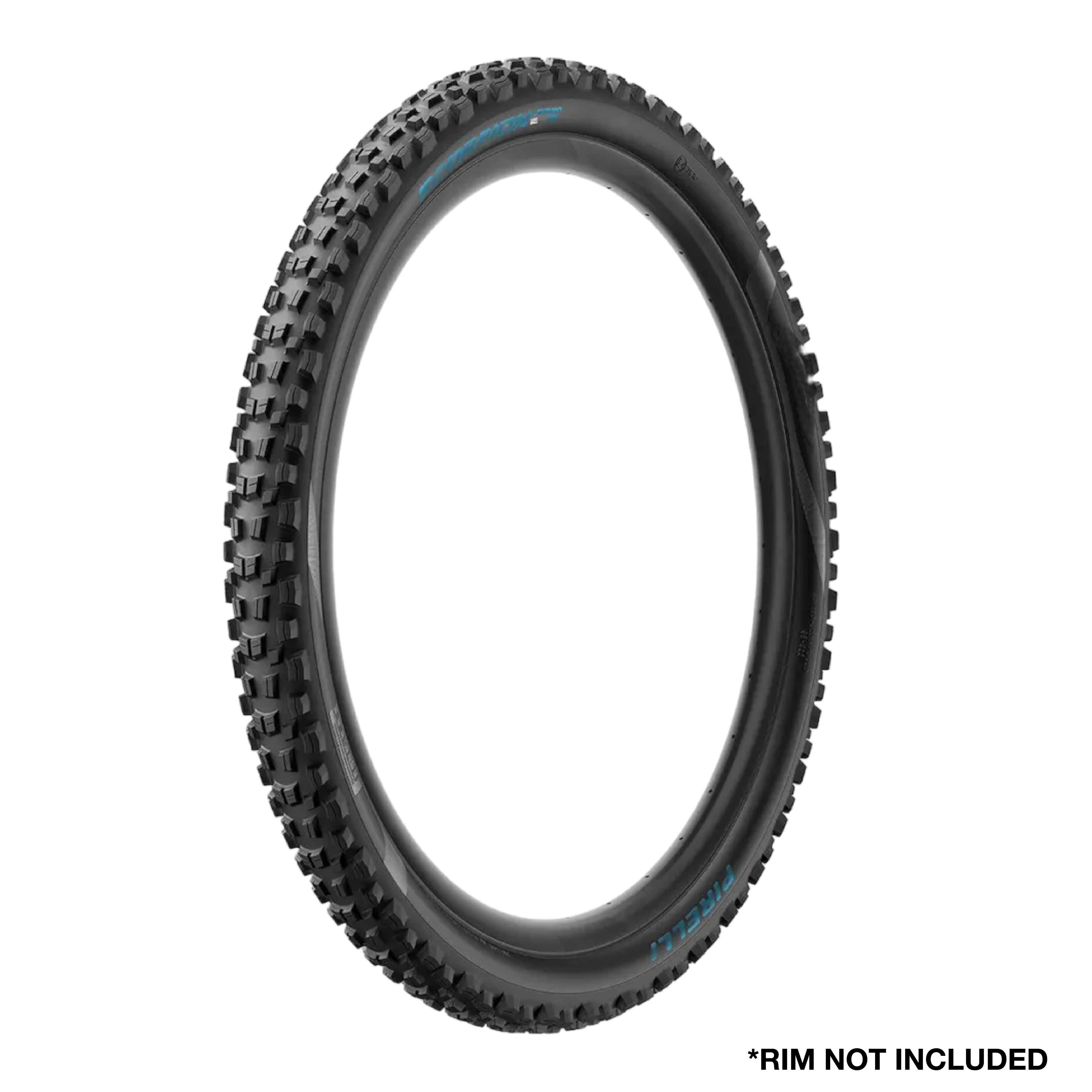 Pirelli Scorpion Enduro M Turchese Color Edition Mountain Bicycle Tire 29x2.4 - Tubeless High-Performance Tear-Resistant MTB Tire with Smartgrip Gravity & HardWall for XC Racing, Trail & Enduro Riding