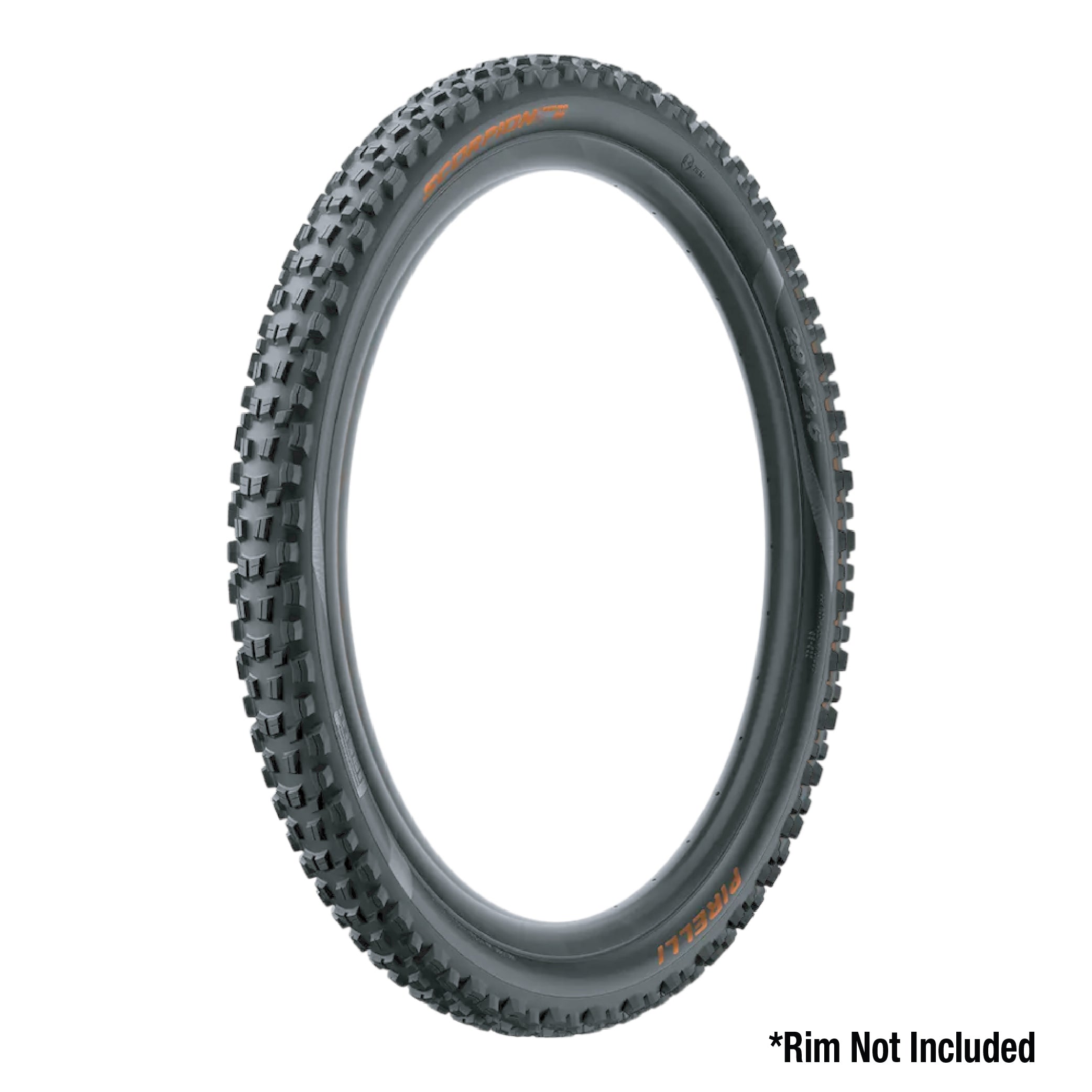 Pirelli Scorpion Enduro M Classic 29x2.4 Mountain Bicycle Tire Tubeless Ready, HardWALL 60 TPI High-Performance All-Terrain Tire for Enduro Trail & Aggressive XC Riding Mountain Bike w/Keychain (2 Pk)
