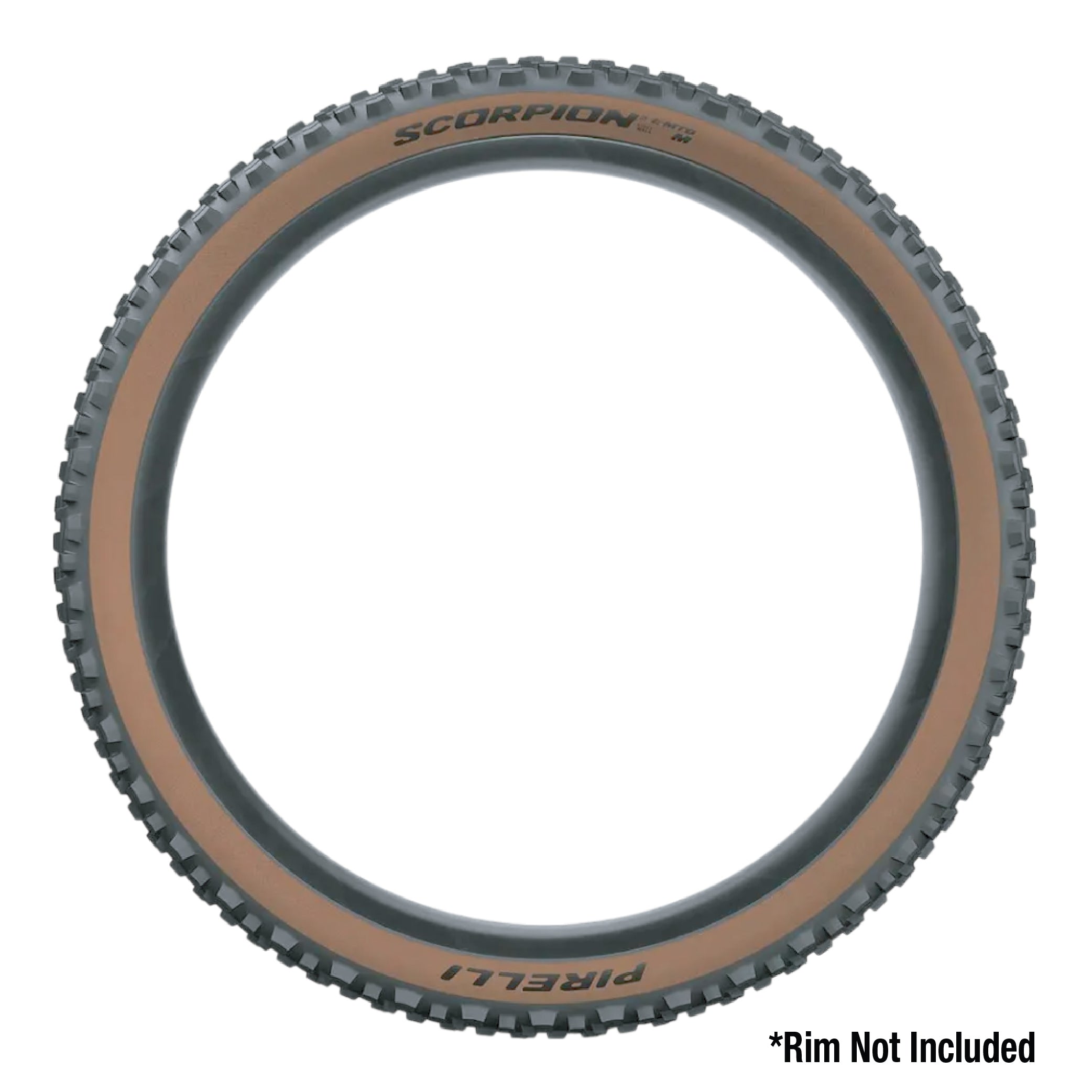 Pirelli Scorpion E-MTB M 65-584 (29 x 2.6) MTB Bicycle Tire - Versatile E-Mountain Bike Tire for Trail and Enduro Use, Mixed Terrain, E-Bike MTB, 120 TPI Mountain Bike Tires w/Keychain (2Pk)